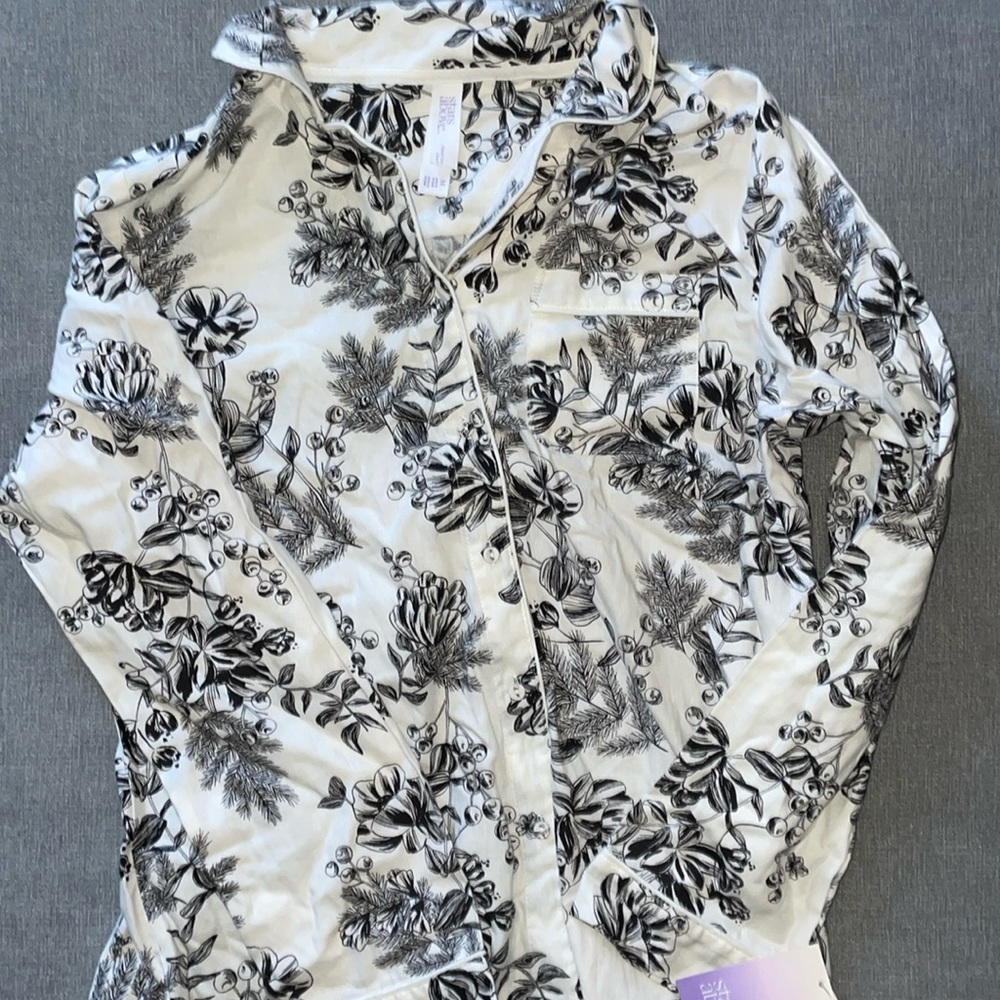 Stars Above Perfectly Cozy Flannel - Cream Floral - Picture 3 of 7